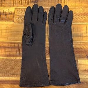 Vintage Carson Pirie Scott Women's Black Leather